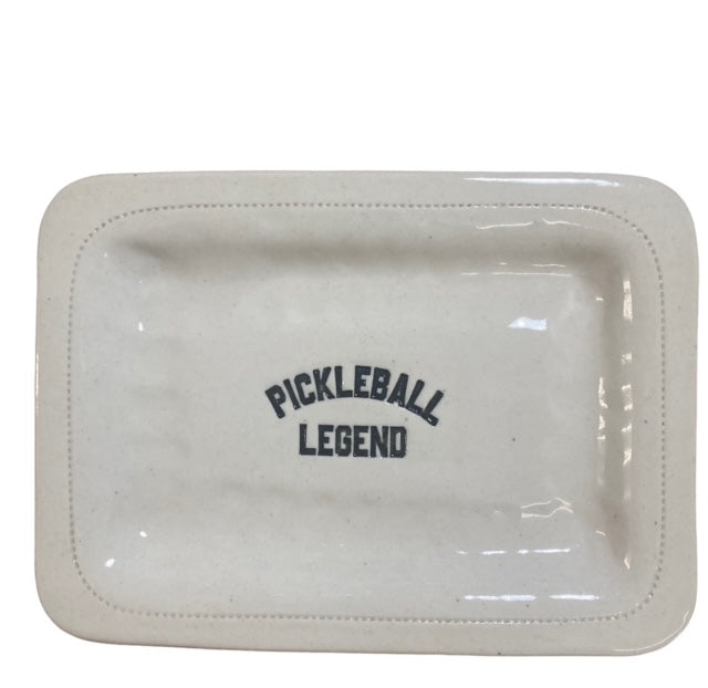 Pickleball legend - porcelain dish.