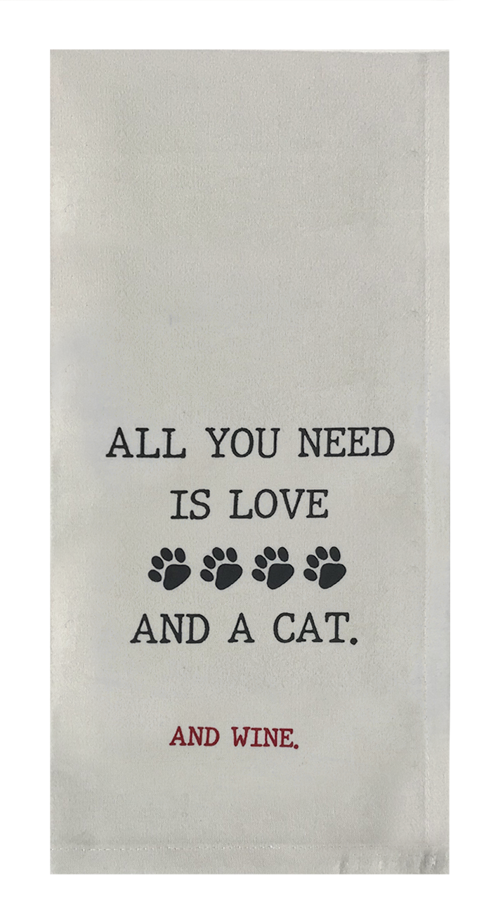 All You Need is Love and a Cat...and Wine.