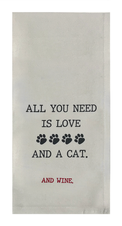 All You Need is Love and a Cat...and Wine.