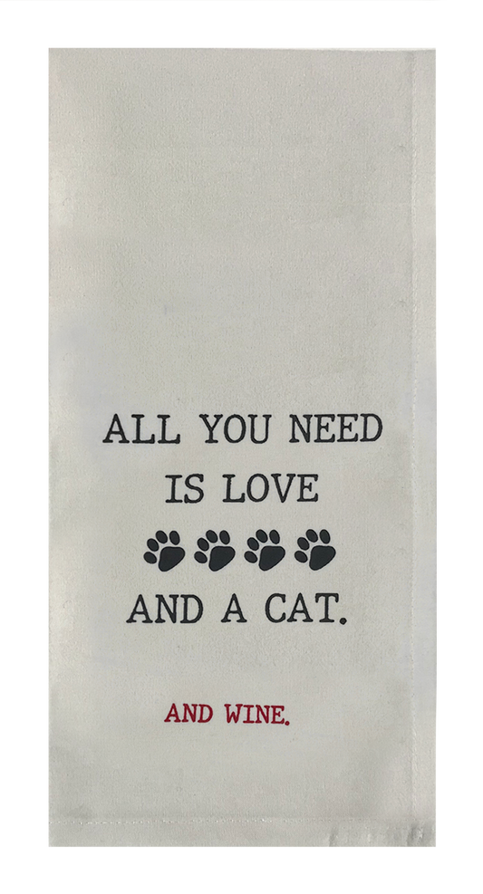 All You Need is Love and a Cat...and Wine.