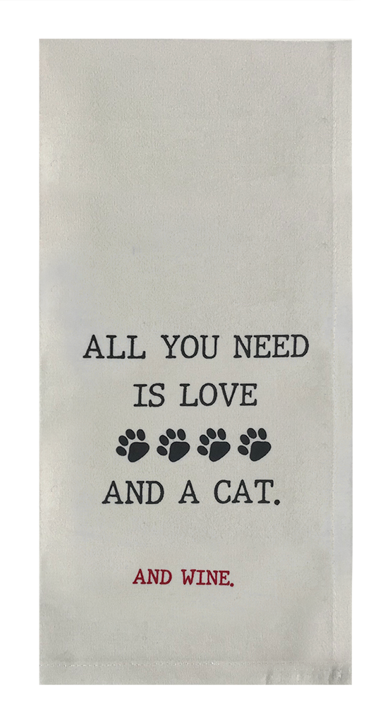 All You Need is Love and a Cat...and Wine.