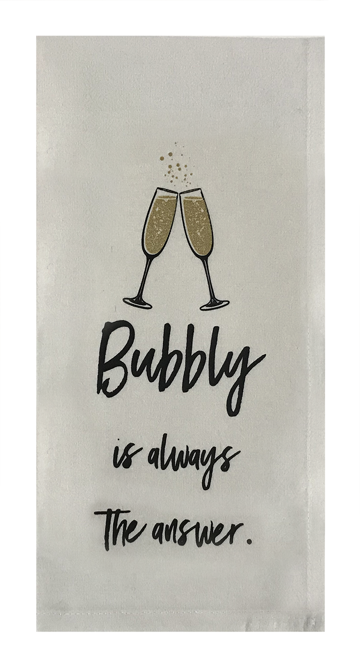Bubbly Is Always The Answer.
