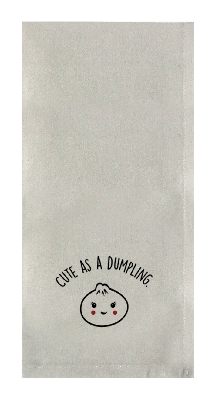 Cute as a Dumpling.- Flower Sack Towel