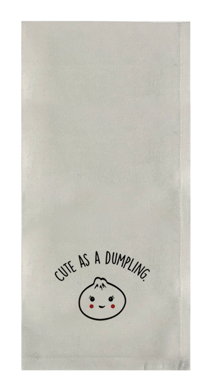Cute as a Dumpling.- Flower Sack Towel