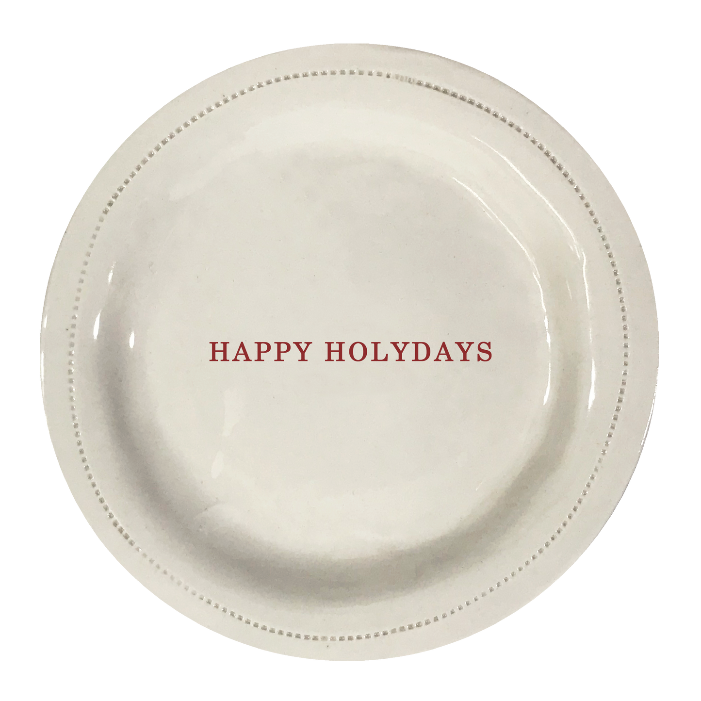 Happy Holidays.-Porcelain Round