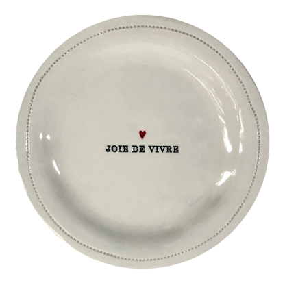 Joie De Vivre.- Porcelain Round