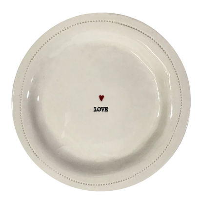 Love. Porcelain Round