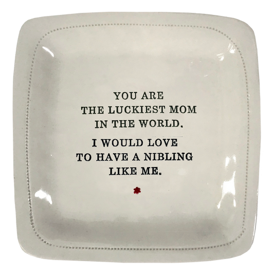 You Are The Luckiest Mom In The World. I Would Love To Have A Nibling Like Me.