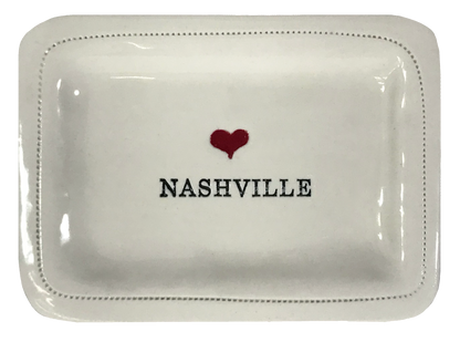 CUSTOM - Nashville  - 4x6 Porcelain Dish