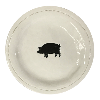 Pig-Porcelain Round