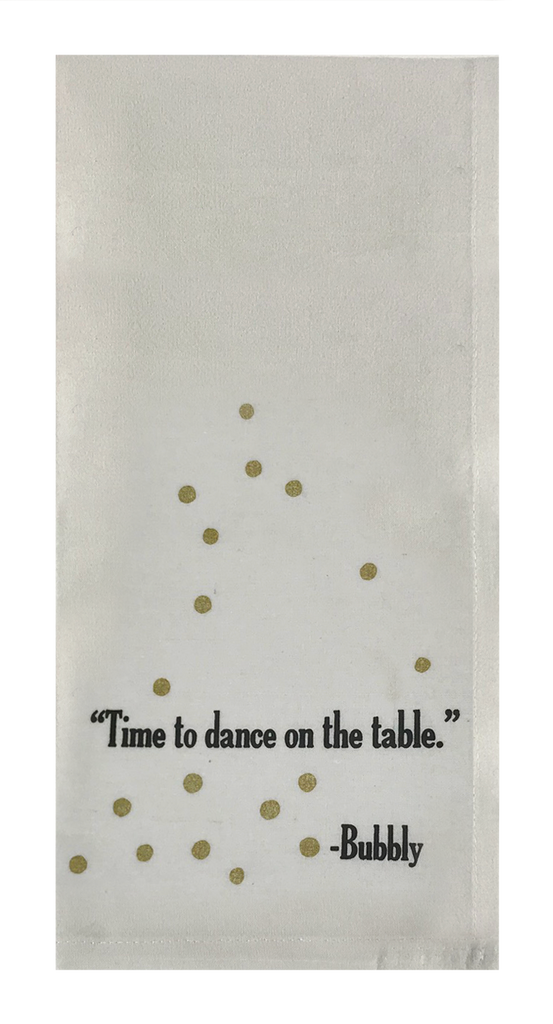 Time To Dance On The Table.