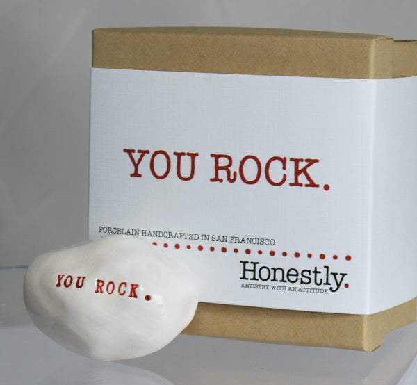 You Rock. - Porcelain Sculpture